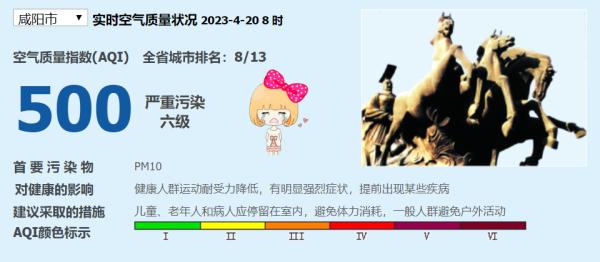 西安迎今春最强沙尘！PM10浓度值破千！秦岭卫星云图显示→