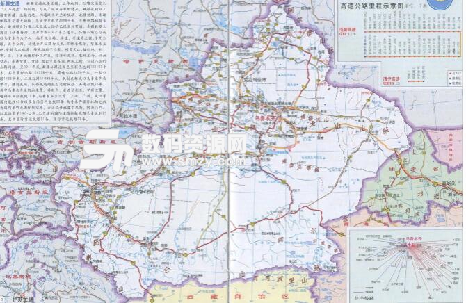 新疆地图全图高清版