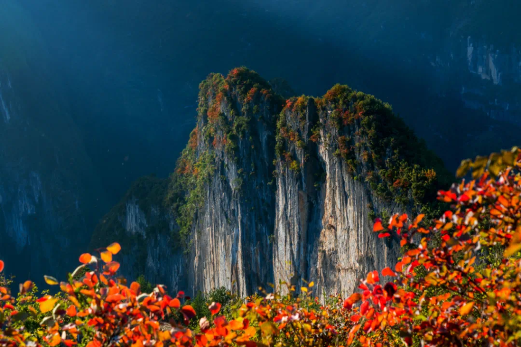 巫溪兰英大峡谷景区。重庆市文化旅游委供图