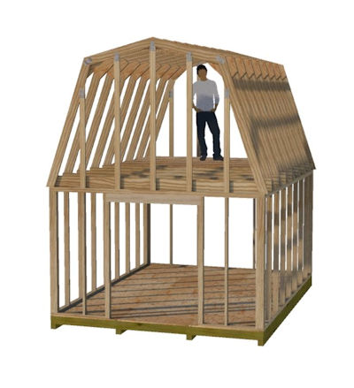 2 story shed truss plans.