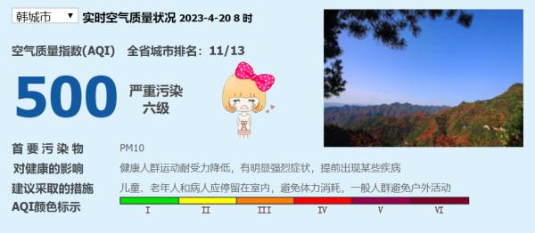 西安迎今春最强沙尘！PM10浓度值破千！秦岭卫星云图显示→
